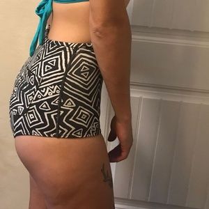 Billabong high waisted neoprene bikini bottoms